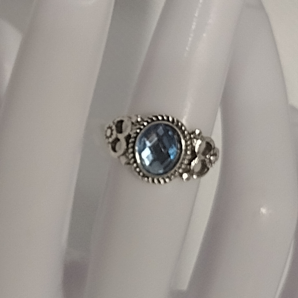 Bohemian Style Ring - Blue Mirror